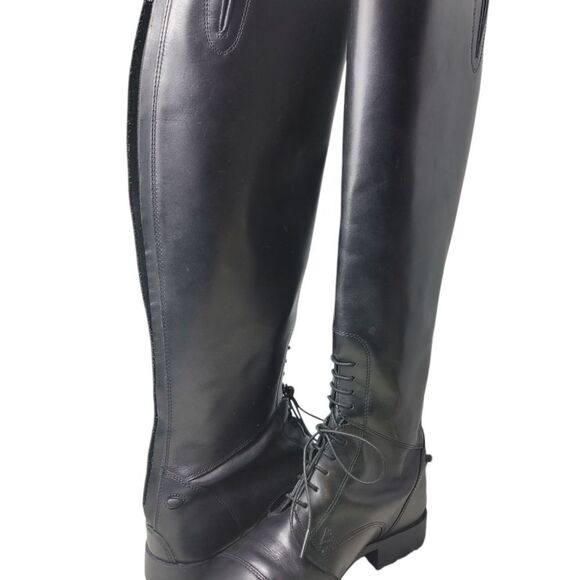 Ariat Heritage Equestrian 5501 Women's Riding Boots Size 9 Black Leather Back Zi - Picture 5 of 9